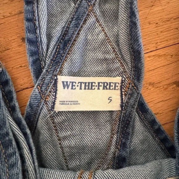 We The Free Free People Ziggy Blue Jean Overalls - Picture 4 of 6